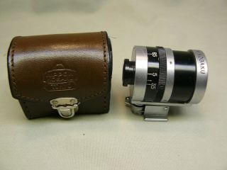 Vintage Nippon Kogaku 35 - 135mm Viewfinder With Case