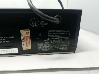 Pioneer LD V2200 Laservision Laser Disc Player.  GREAT 5