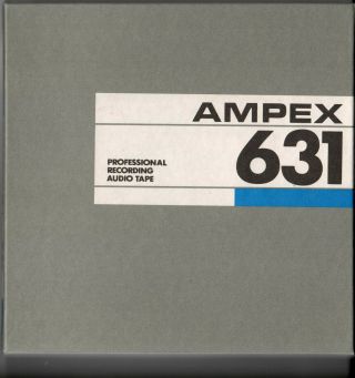 Reel - To - Reel Store: 12 Reels Ampex 631 Recording Tape All Twelve Reels For $60
