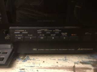MITSUBISHI HS - U80 S - VHS VCR SVHS PROFESSIONAL EDITING TRANSFER 3