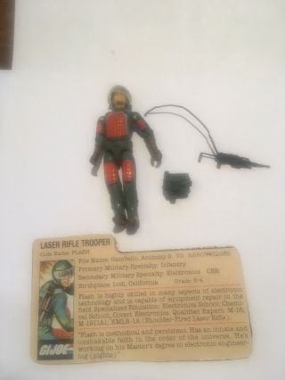 Vintage G.  I.  Joe Action Figure - Flash,  1982 Series 1 (100 Complete)