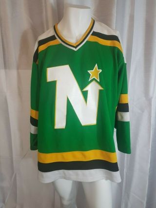 Vtg 90’s Kobe Nhl Minnesota North Stars Hockey Jersey Size Extra Large