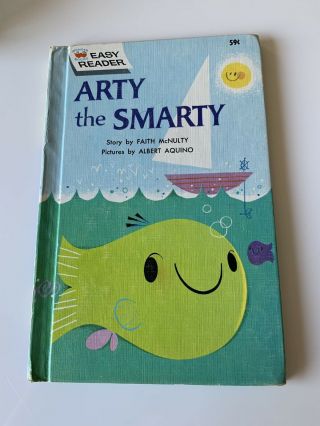 Arty The Smarty Vintage 1962 Wonder Books Easy Reader - Faith Mcnulty Oop Guc