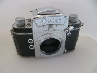 Vintage Exakta Exa Slr Body With Wl Finder (no Lens),  Great,  8,  No Rsrv