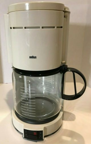 Vintage Braun Aromaster 12 Cup Coffee Maker Type 4063,  Made In Germany