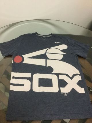 Chicago White Sox Nike Vintage Logo T - Shirt Medium