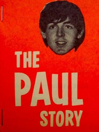 Beatles 1964 Vintage Beatle - Ography Book The Paul Story Paul Mccartney Ex