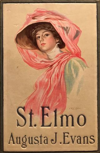 St Elmo By Augusta J.  Evans Part Of Magnolia Library Series Circa 1905
