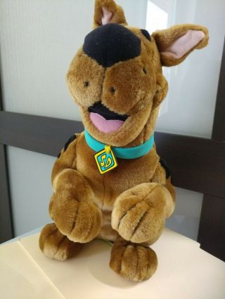 Vintage Scooby Doo 14 " Plush Talking 2001 Cartoon Network Equity Toys