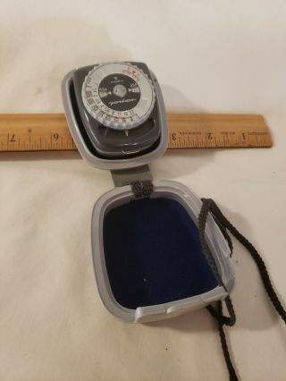 Vintage Gossen Pilot Light Meter In Case Great Cool Vintage Piece