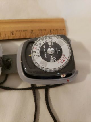 Vintage Gossen Pilot Light Meter in Case Great Cool Vintage Piece 5