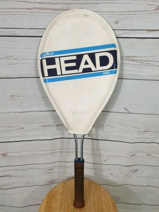 Vintage Head Amf Edge Aluminum Tennis Racquet Racket With Cover 4 - 1/8” Grip
