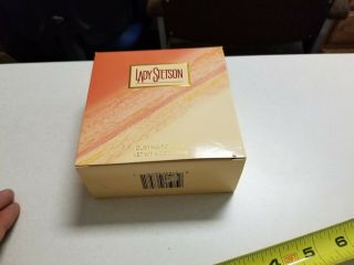 Vintage Lady Stetson Dusting Powder,  4 Oz.  Size,  Open Box