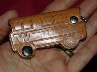 [KEYRING] Winnebago Vintage Leather Key Holder RV - Forrest City,  Iowa 3