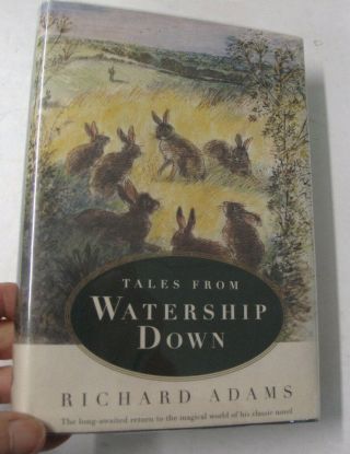 Juvenile Fiction Rabbits Tales From Watership Down Richard Adams Signed Dj 1996