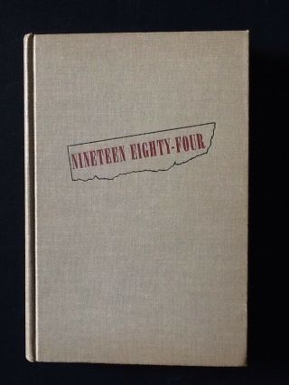 1st Ed.  1949 George Orwell - 1984 - Nineteen Eighty - Four Harcourt Brace