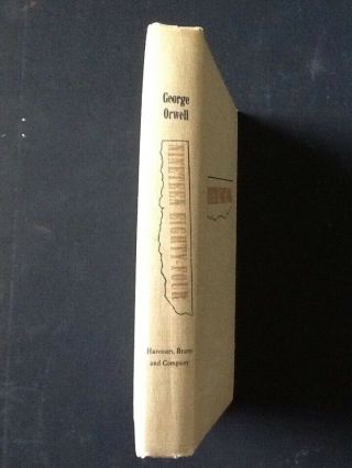 1st ed.  1949 George Orwell - 1984 - Nineteen Eighty - Four Harcourt Brace 2