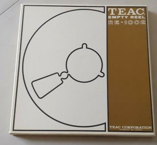 Teac Re - 1002 10.  5 " Metal Reel For 1/4 " Tape Japan