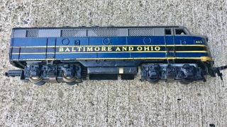 Gilbert Af Baltimore & Ohio B&o F3 Diesel Locomotive - Vintage Ho