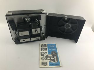 Bell & Howell 456 8 / Standard 8mm Movie Projector W/ How To Guide 1425