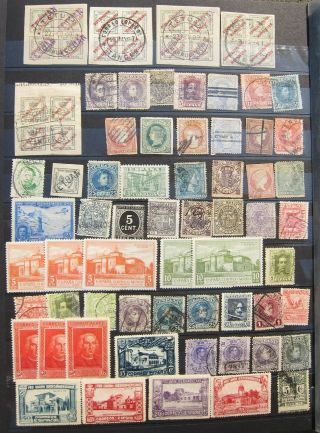 816 - 19 77 Hinged/used Vintage Spain Stamps