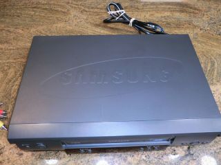 Samsung VR8160 VCR 4 - Head VHS Player Recorder w/ Remote,  A/V Cables 3