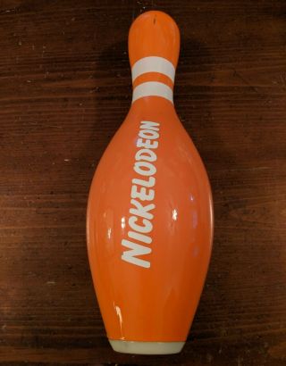 Nickelodeon Vintage Retro Orange Brunswick Bowling Pin 15 "