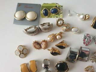 Vintage Retro Costume Earrings Jewellery Jewelry Car Boot Joblot Bundle 4