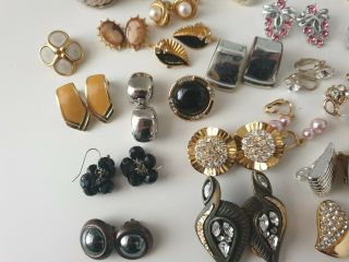 Vintage Retro Costume Earrings Jewellery Jewelry Car Boot Joblot Bundle 5