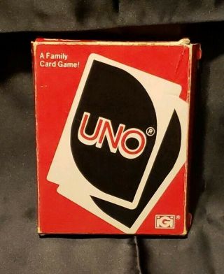 Uno Card Game Vintage 1979 Complete Family International Games Igi Crisp Cards