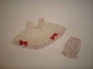Vtg 1953 Ginny Vogue Doll April Kindergarten Dress 24 Fit Mdm Alex/Muffie/8 