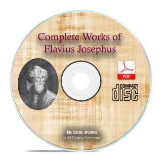 Complete,  Flavius Josephus,  Christian Church History,  Jewish Pdf Cd H28