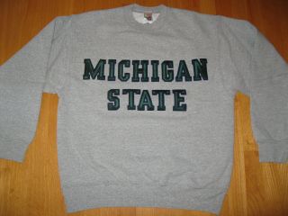 Michigan State Spartans Vintage Crewneck Sweatshirt Men 