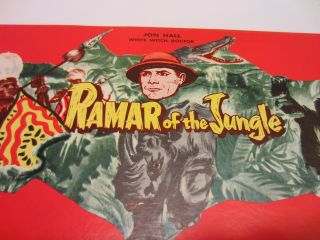Vtg Retro Board Game Ramar Of The Jungle Board Instructions Spinner 4