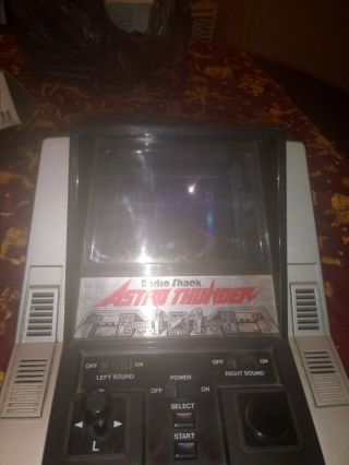 Vintage Astro Thunder Radio Shack Hand Held Video Game Player -