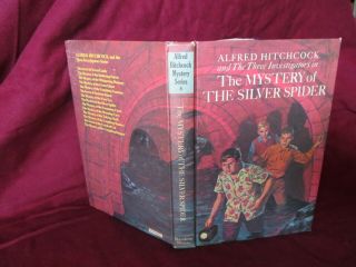 The Three Investigators 8,  MYSTERY OF THE SILVER SPIDER; Alfred Hitchcock 1967 3