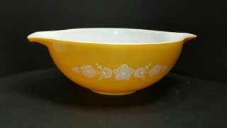 Vintage Pyrex Butterfly Gold 4 Qt Large Cinderella Nesting Bowl 444