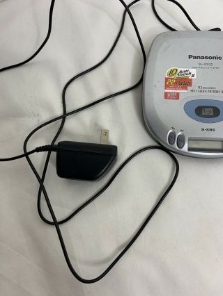 Panasonic Vintage Portable Cd Player Model Sl - S222 Power Cord Incl