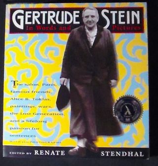 Gertrude Stein: In Words And Pictures: A Photobiography Stendal Pbk.  Fine