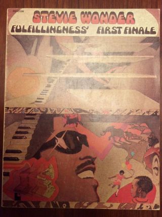 Stevie Wonder Fulfillingness First Finale Sheet Music Vintage Songbook