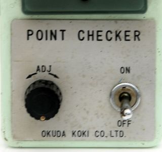 Electronic Point Checker Okuda - Koki CO LTD Japan vintage analog meter 70 ' s retro 6