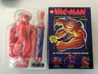 Vintage 1994 Cap Toys 14 " Vac Man Figure Enemy Of Stretch Armstrong Vacman