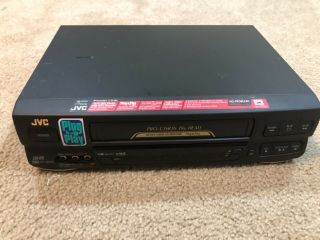 Jvc Hr - J643u Vcr Vhs Player Recorder 4 - Head With Cables