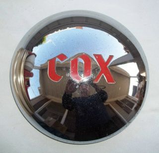 Vintage Cox Boat Trailer 8” Hub Cap Moon Hubcap Wheel Cover