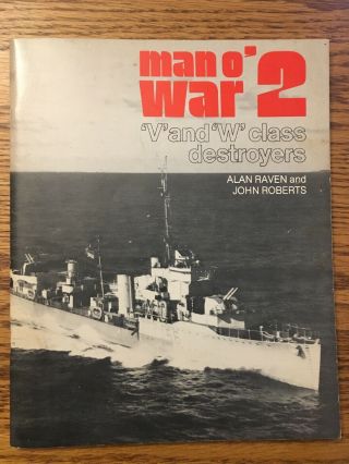 Vintage V And W Class Destroyers Man O 