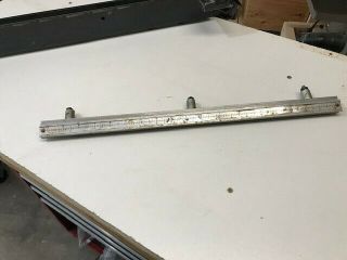 Vintage Craftsman 113.  20 " (1) Single Table Saw Geared Wing Rail