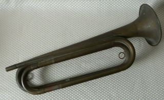 Vintage Rexcraft Official Boy Scouts Bugle U.  S.  Regulation - Made In U.  S.  A.