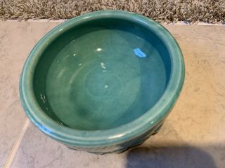 Vintage McCoy Art Pottery Aqua Blue Green 7 