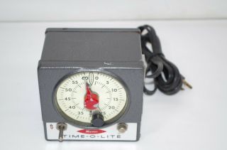 Vintage Industrial Timer Company Itc M - 72 Time - O - Lite - Dark Room Timer