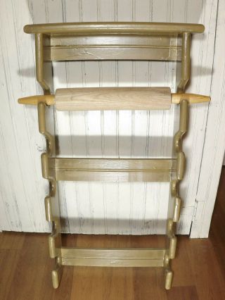 Custom Vintage Style Rolling Pin Rack Holder Wall Stand